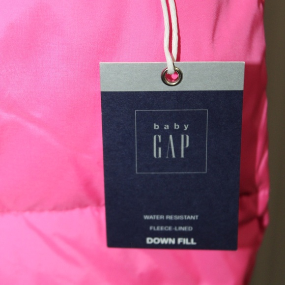 Baby GAP Bright Pin Snow Convertible Bunting Suit. Sz. 3 - 6 - Picture 8 of 8